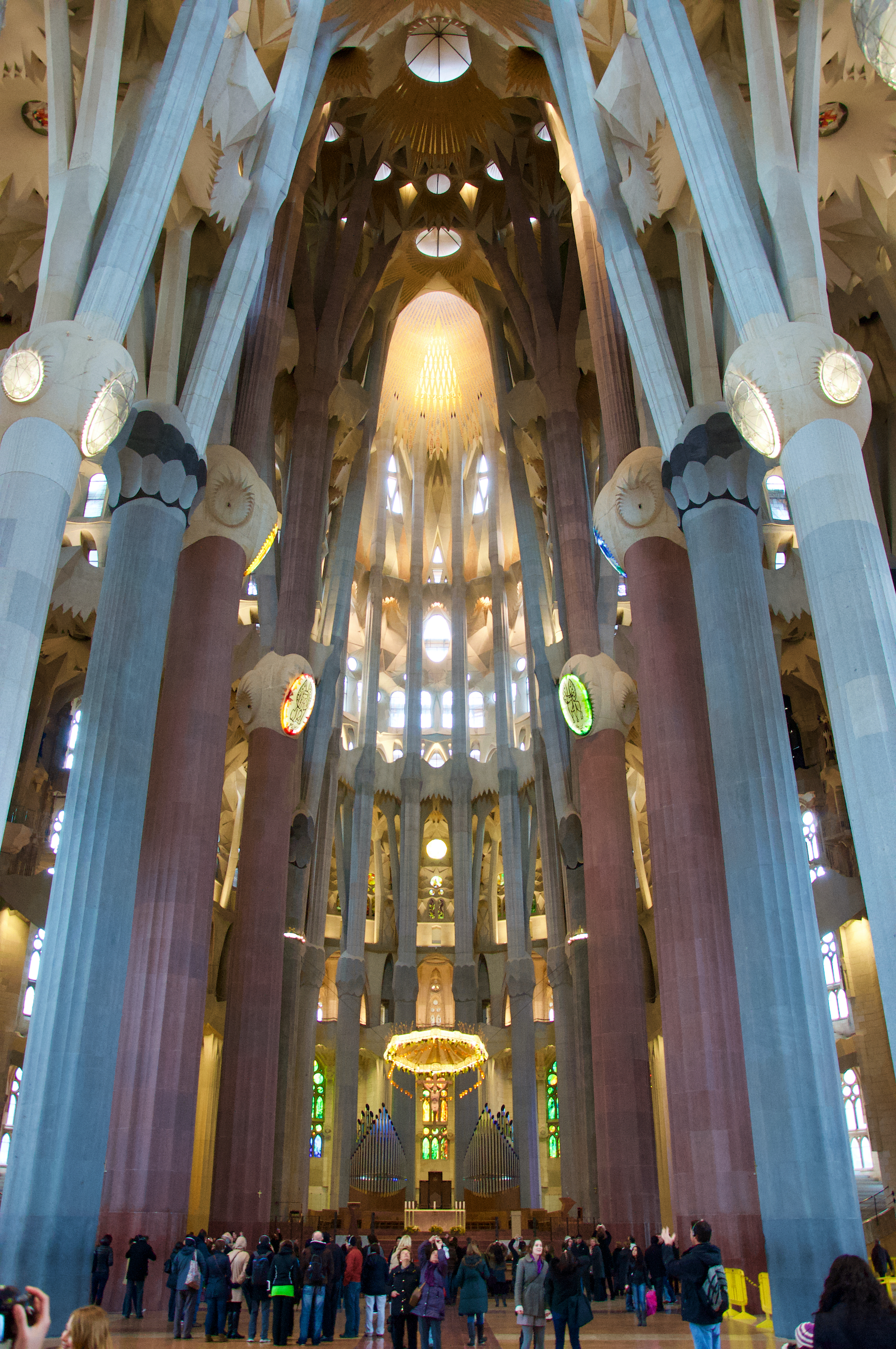 Sagrada Familia nave photo by Jamie Henderson